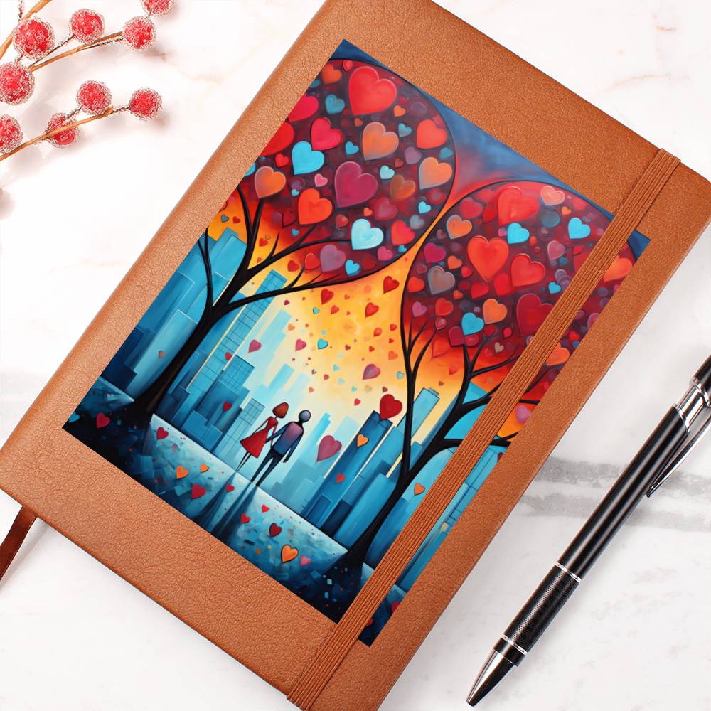 Valentine's Day Art 250 - Vegan Leather Journal