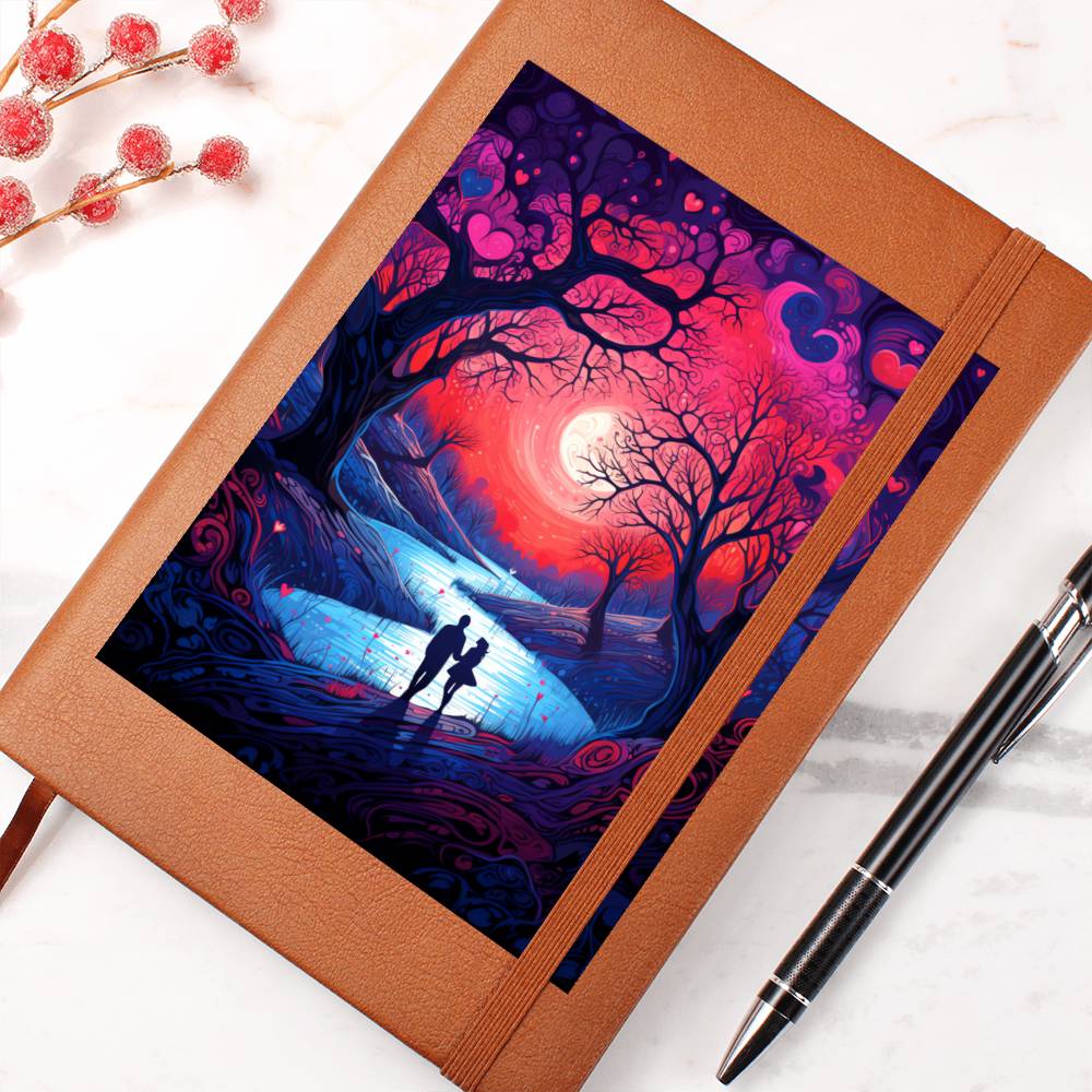 Valentine's Day Art 154 - Vegan Leather Journal
