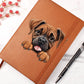 Boxer Peeking - Vegan Leather Journal