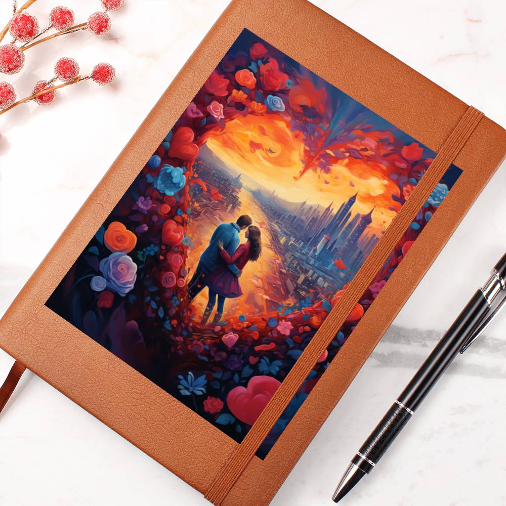 Valentine's Day Art 172 - Vegan Leather Journal