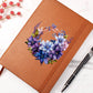 Floral Flower Wreath 112 - Vegan Leather Journal