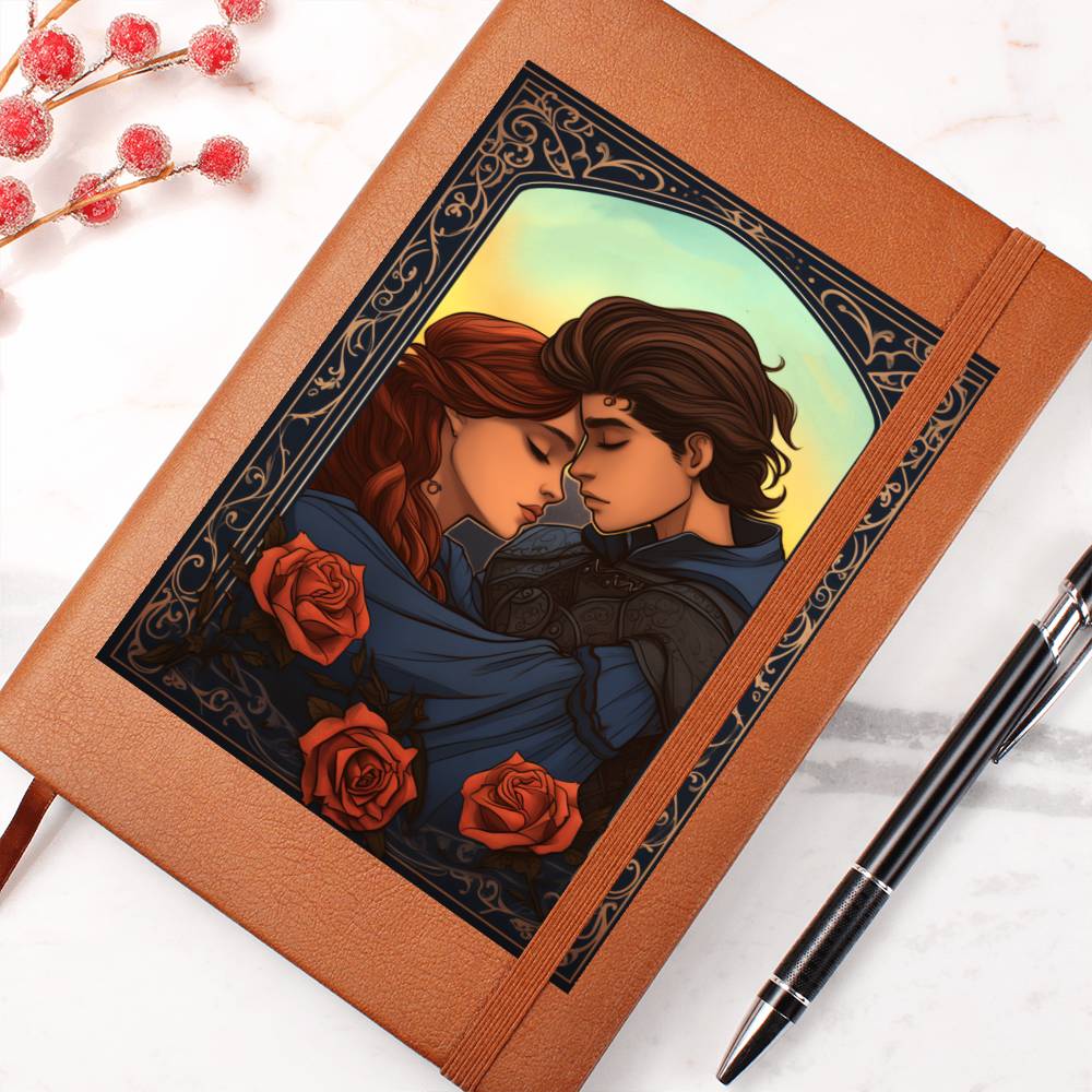 Valentine's Day Art 347 - Vegan Leather Journal