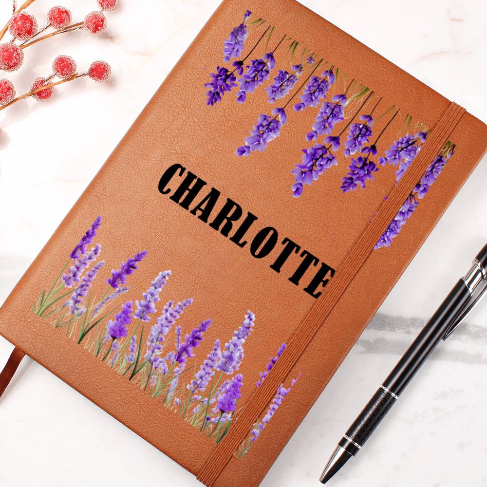Charlotte (Lavender) - Vegan Leather Journal