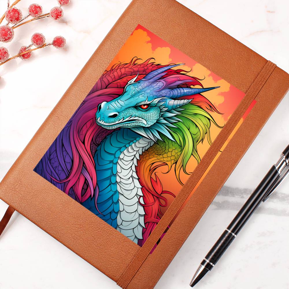 Majestic Dragon 006 - Vegan Leather Journal