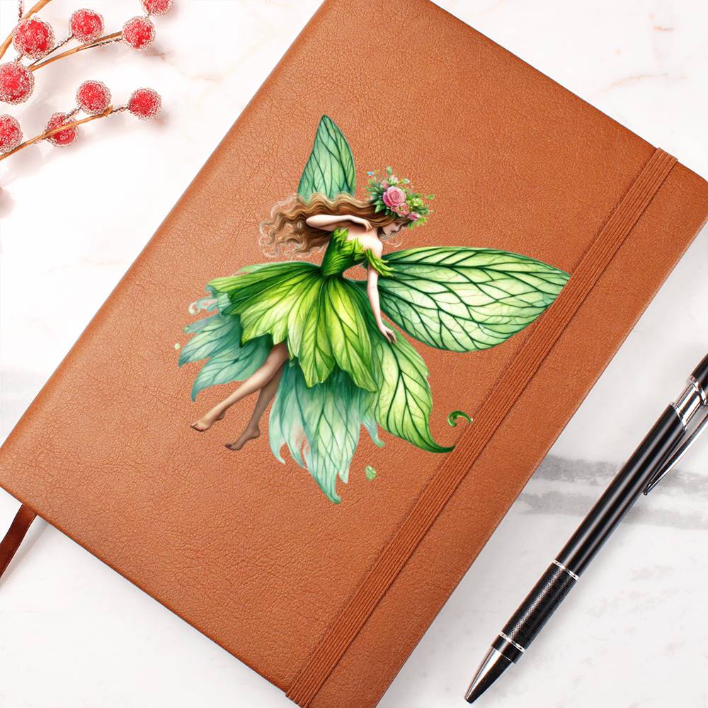 Magical Nature Forest Fairy 11 - Vegan Leather Journal