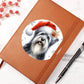 Christmas Dog - Sealyham Terrier - Vegan Leather Journal