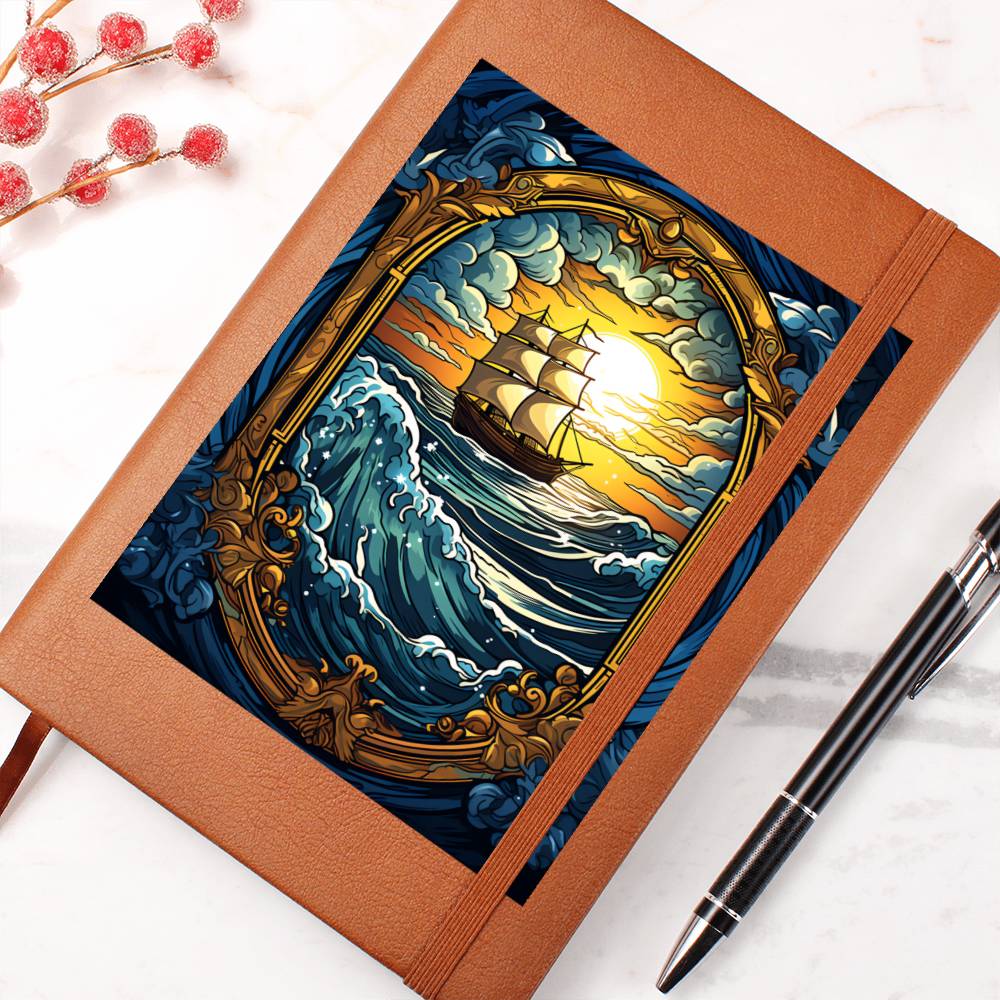 Minimalist BOHO Art 144 - Vegan Leather Journal