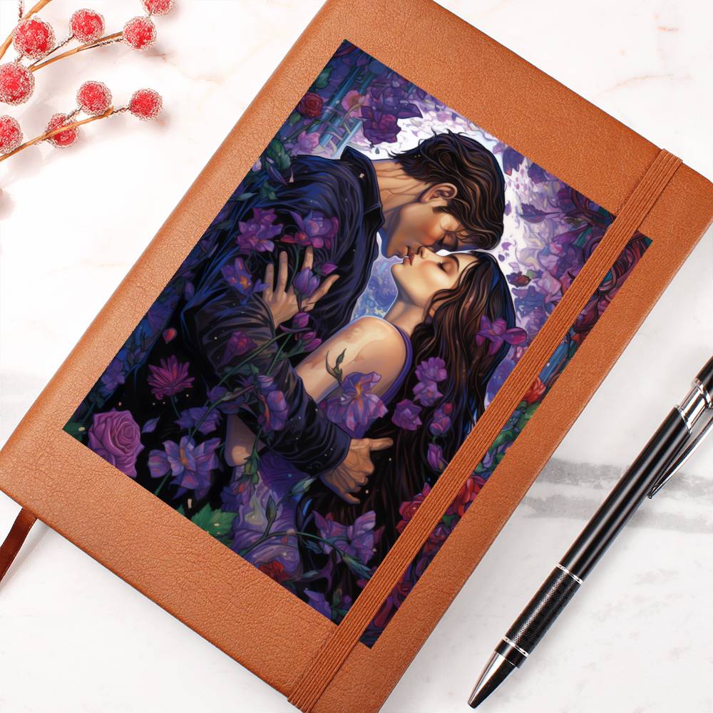 Valentine's Day Art 418 - Vegan Leather Journal