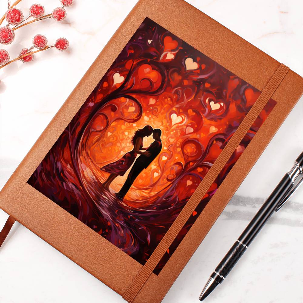 Valentine's Day Art 079 - Vegan Leather Journal