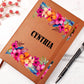 Cynthia (Tropical Flowers) - Vegan Leather Journal