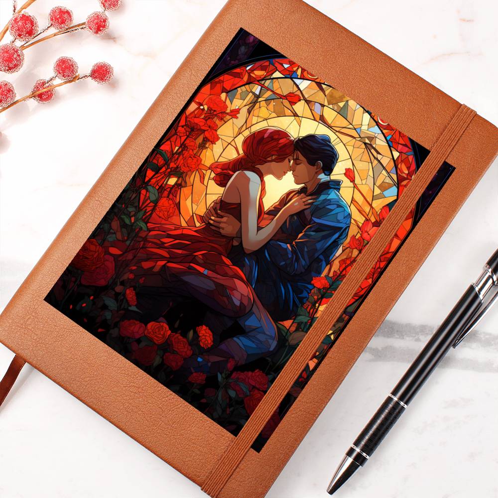 Valentine's Day Art 297 - Vegan Leather Journal