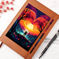 Valentine's Day Art 065 - Vegan Leather Journal