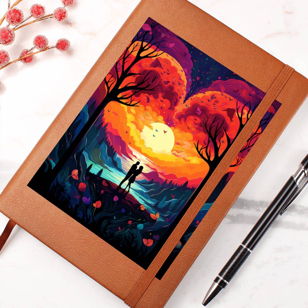 Valentine's Day Art 065 - Vegan Leather Journal