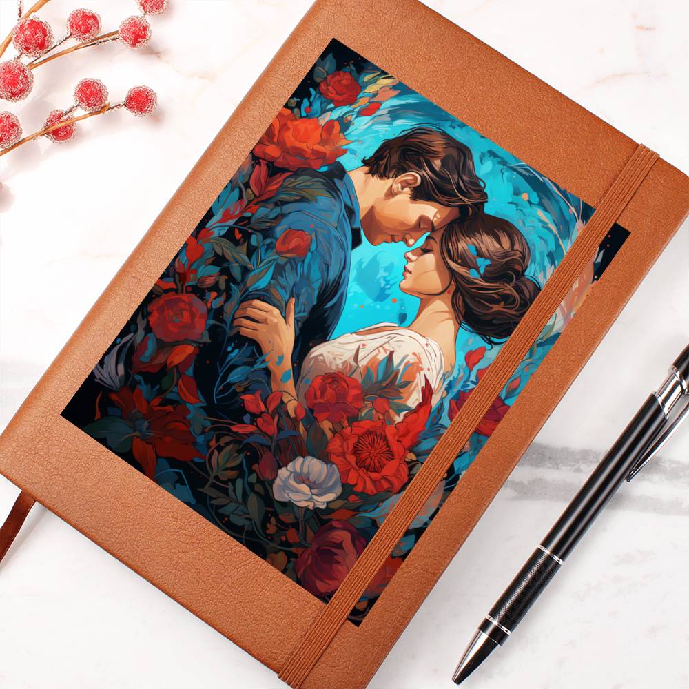 Valentine's Day Art 054 - Vegan Leather Journal