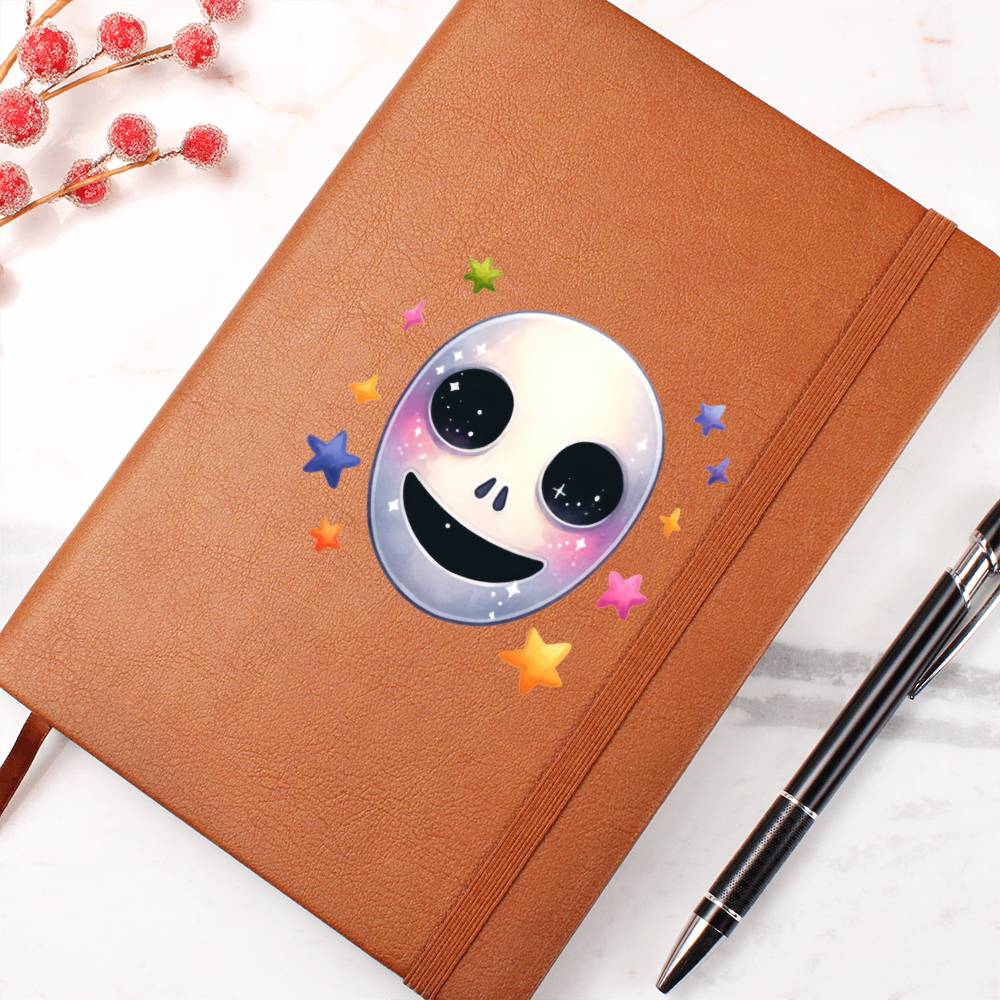 Cute Halloween Sticker 078 - Vegan Leather Journal