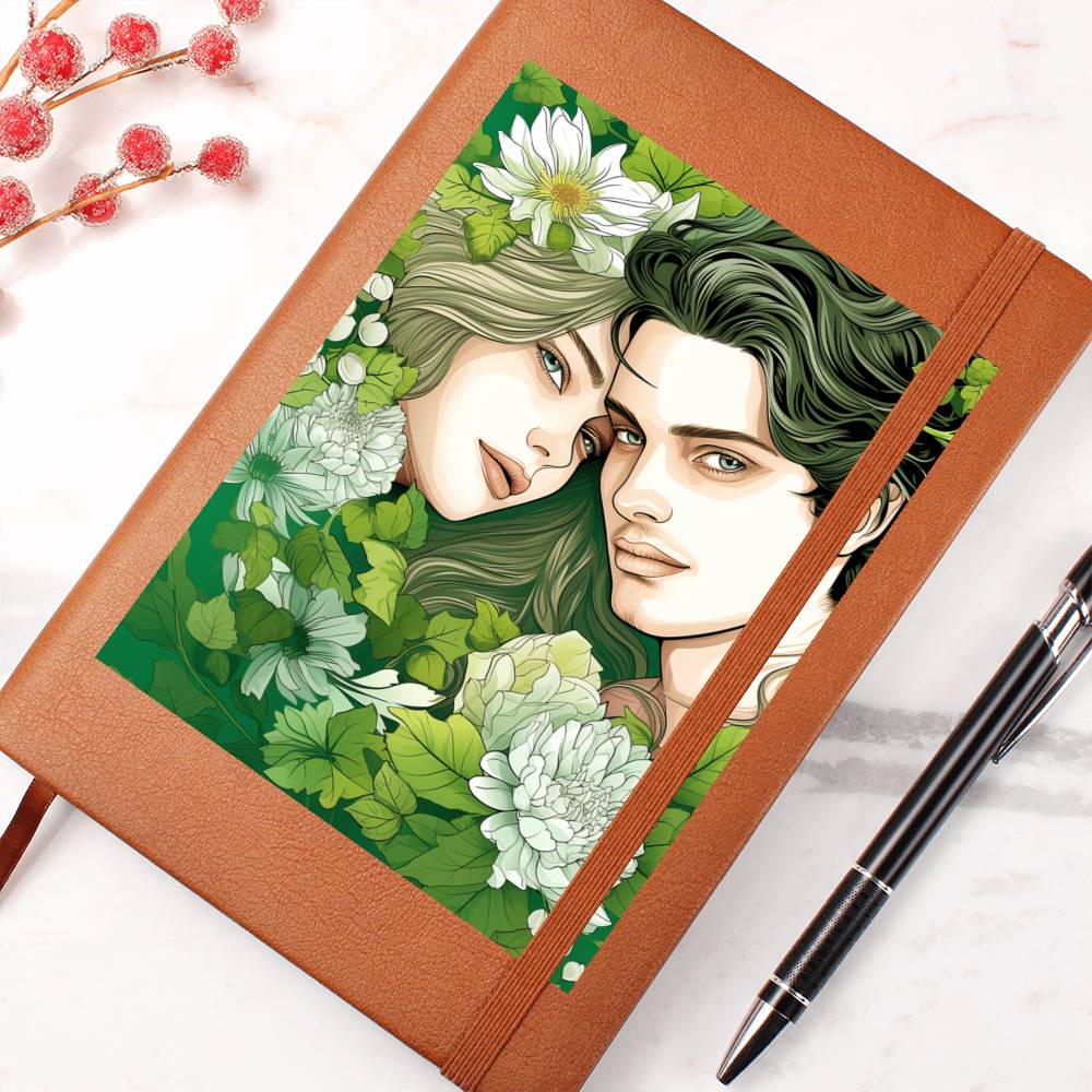 Valentine's Day Art 042 - Vegan Leather Journal