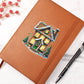 Christmas Gingerbread House 020 - Vegan Leather Journal