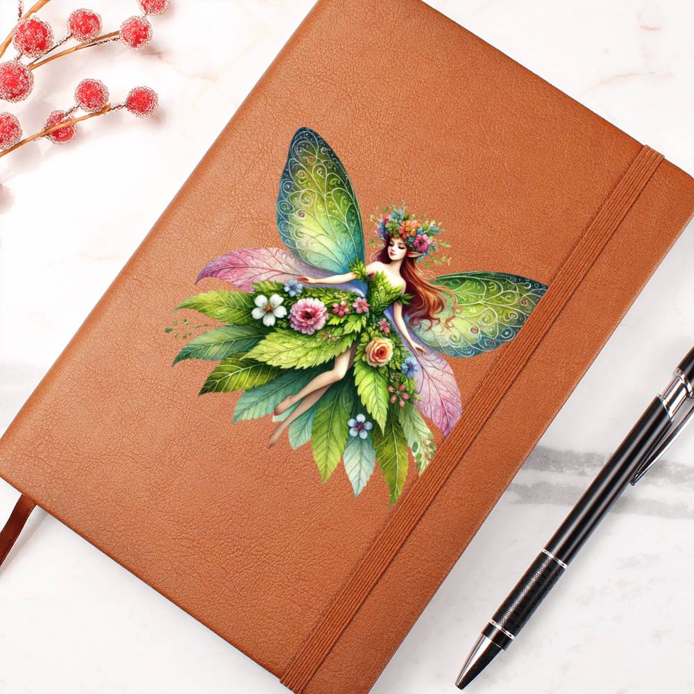 Magical Nature Forest Fairy 20 - Vegan Leather Journal