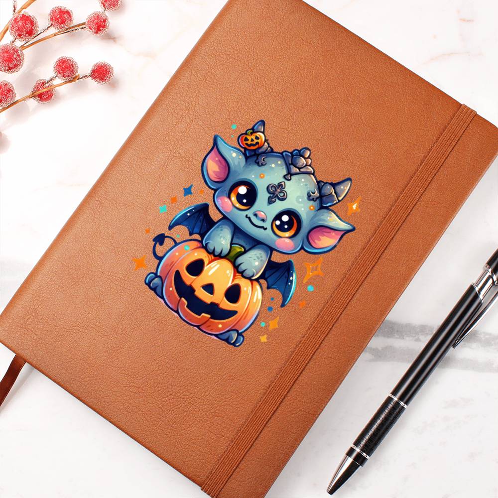 Cute Halloween Sticker 046 - Vegan Leather Journal