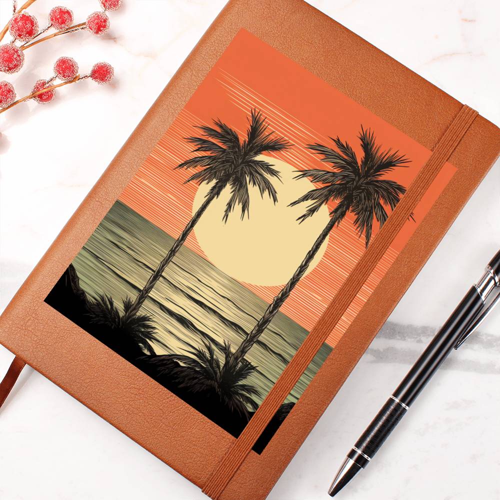 Minimalist BOHO Art 024 - Vegan Leather Journal