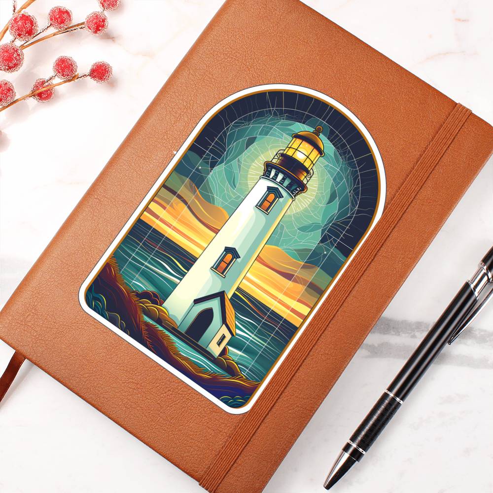 Minimalist BOHO Art 014 - Vegan Leather Journal