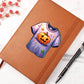 Cute Halloween Sticker 009 - Vegan Leather Journal