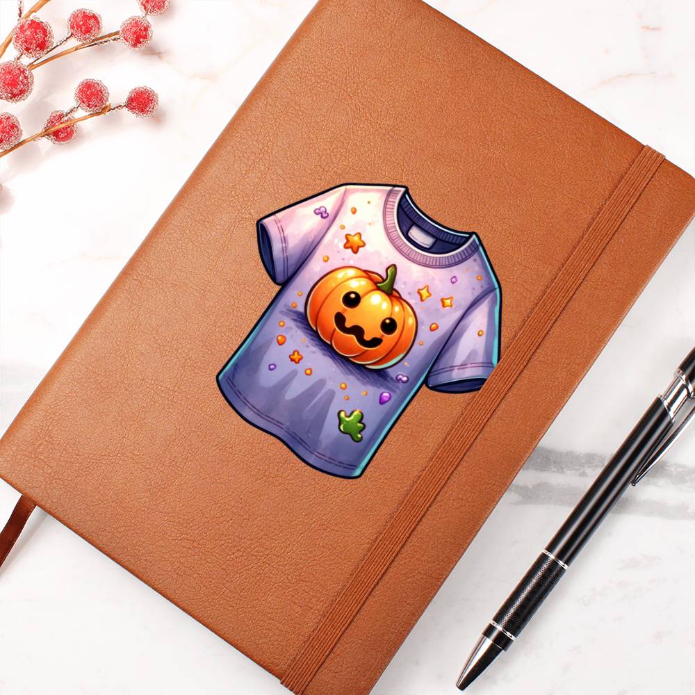 Cute Halloween Sticker 009 - Vegan Leather Journal