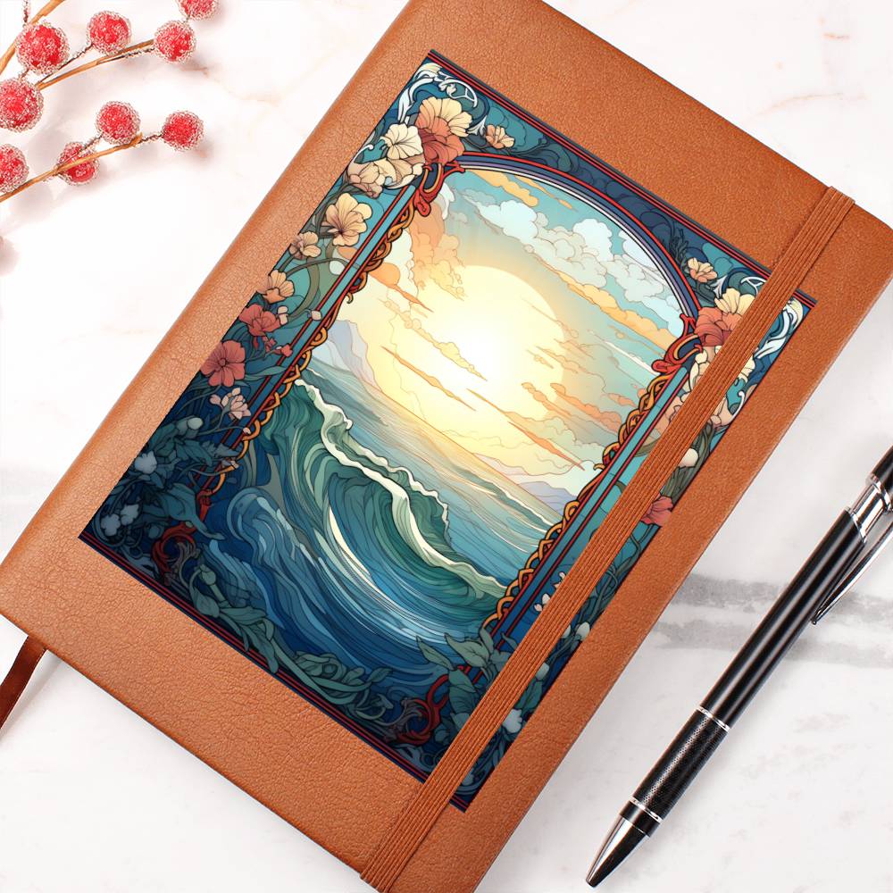 Minimalist BOHO Art 062 - Vegan Leather Journal