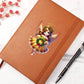 Cute Christmas Angel 001 - Vegan Leather Journal