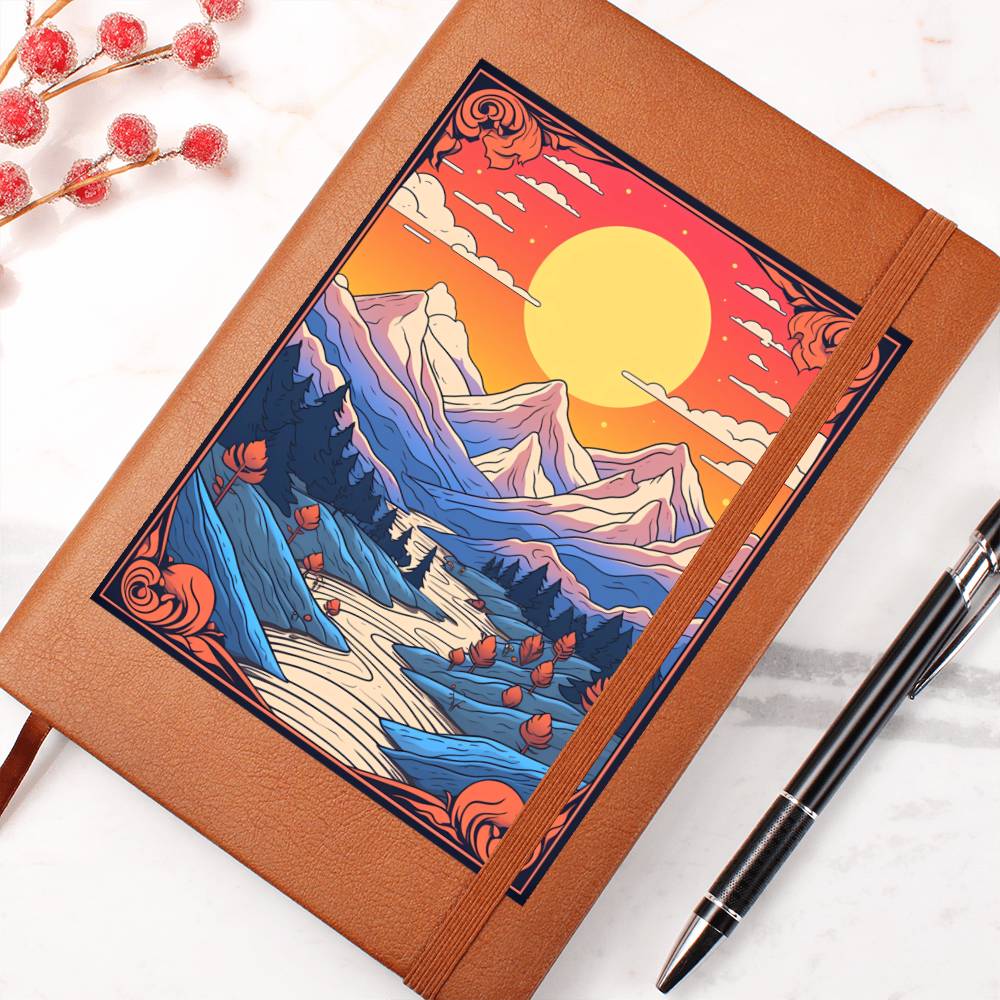 Minimalist BOHO Art 109 - Vegan Leather Journal