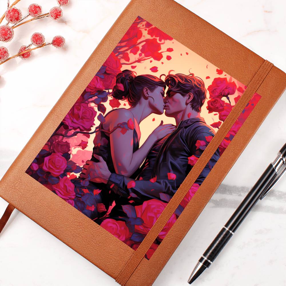 Valentine's Day Art 122 - Vegan Leather Journal