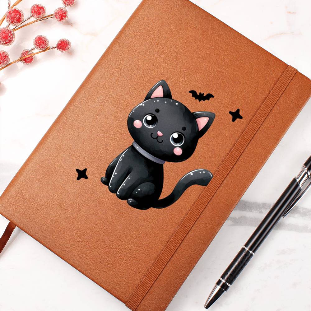 Cute Halloween Sticker 070 - Vegan Leather Journal