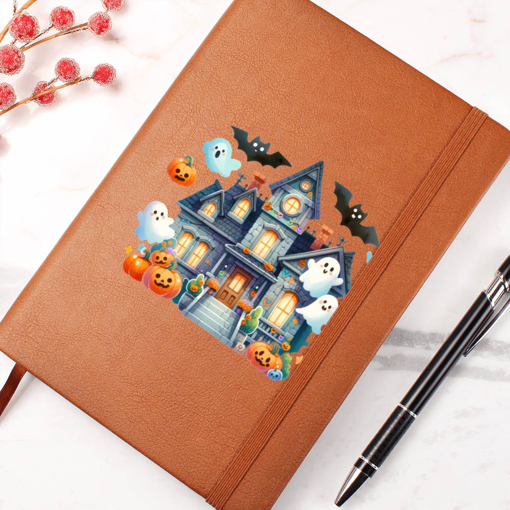 Cute Halloween Sticker 032 - Vegan Leather Journal