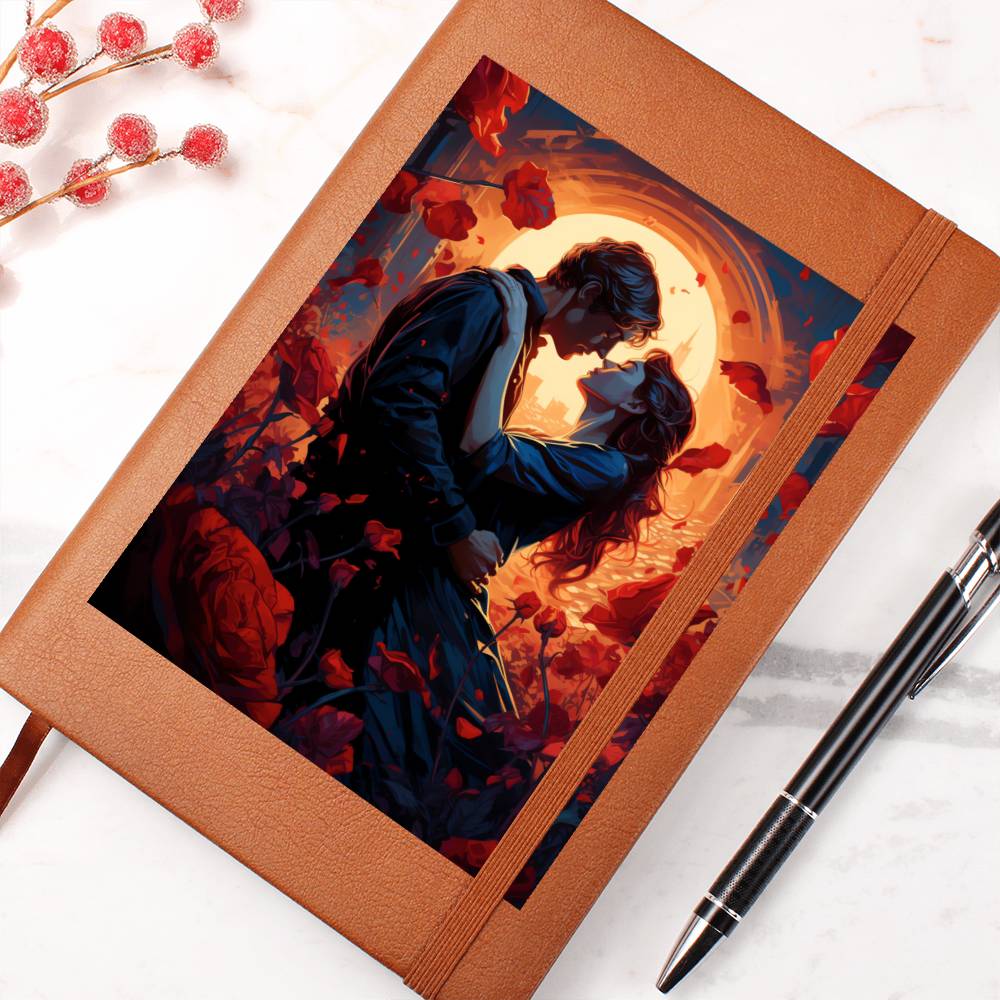 Valentine's Day Art 171 - Vegan Leather Journal