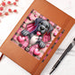 Valentine's Day Dog And Zipper 001 - Vegan Leather Journal