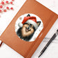 Christmas Dog - Schipperke - Vegan Leather Journal