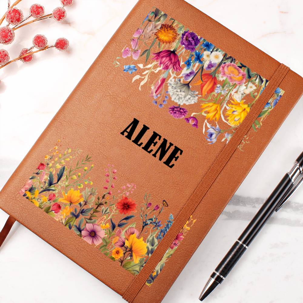Alene (Botanical Blooms) - Vegan Leather Journal