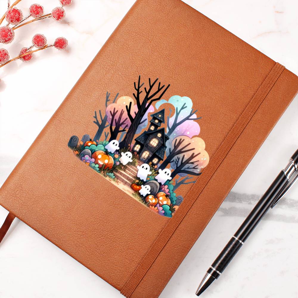 Cute Halloween Sticker 055 - Vegan Leather Journal