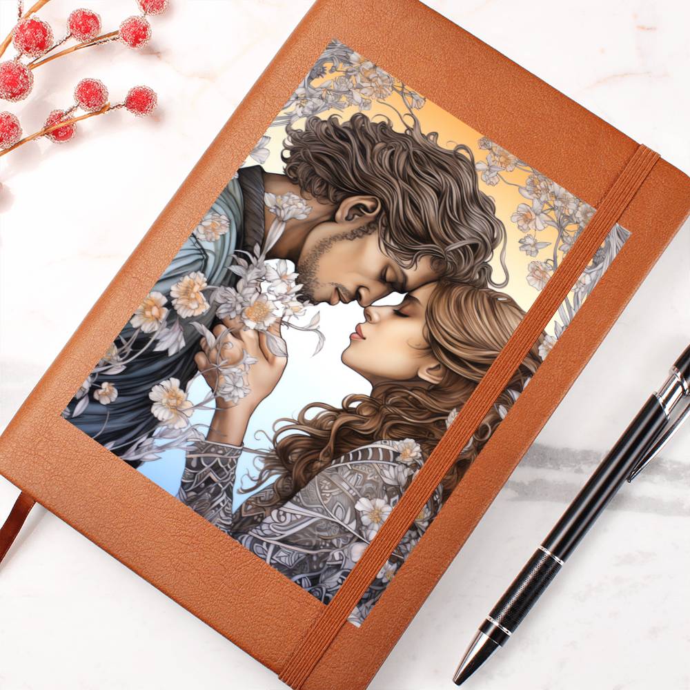 Valentine's Day Art 198 - Vegan Leather Journal