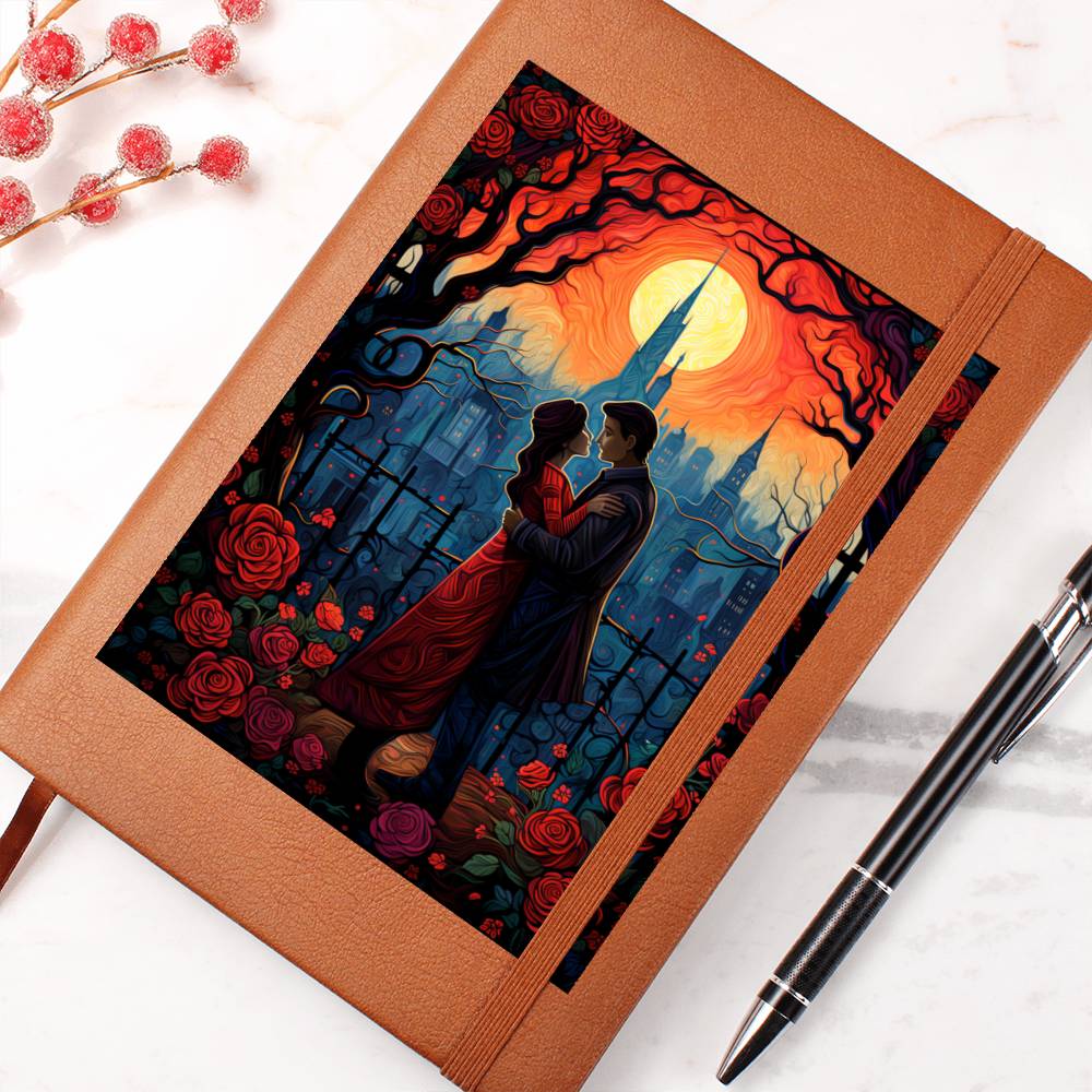 Valentine's Day Art 037 - Vegan Leather Journal