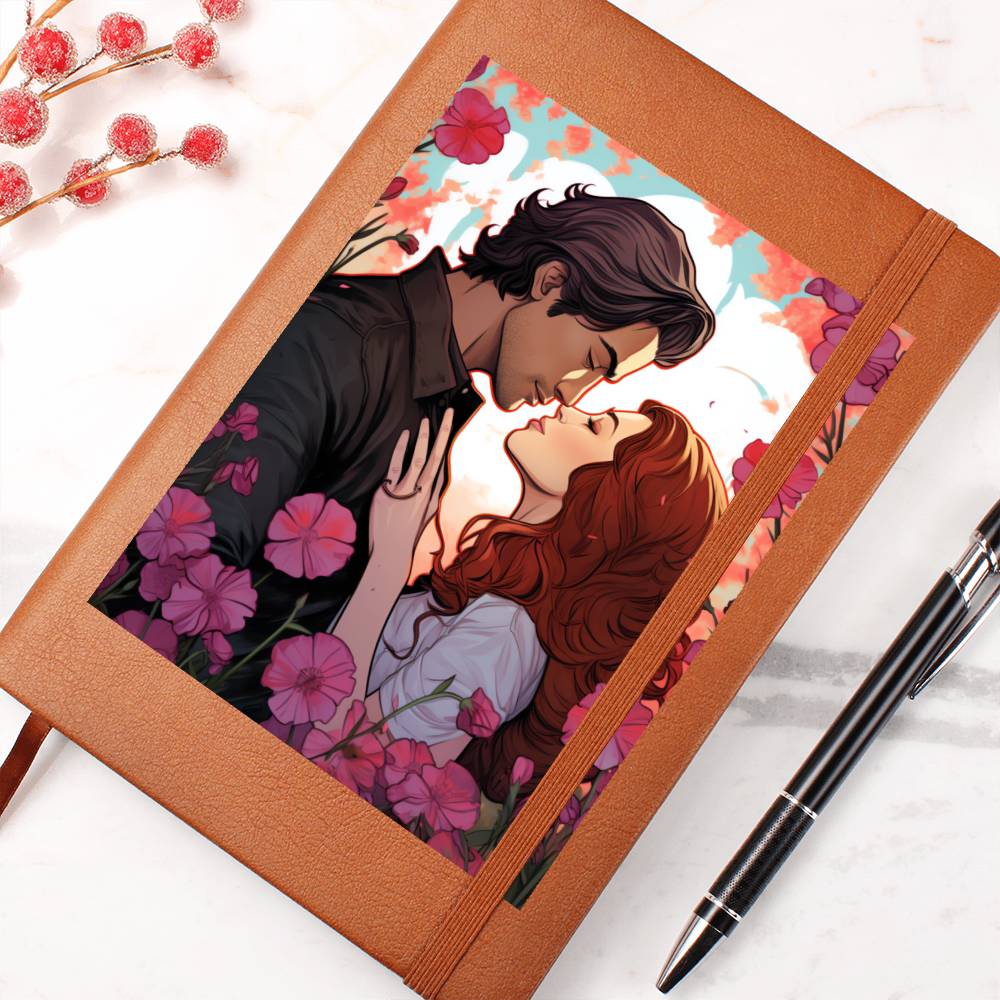 Valentine's Day Art 072 - Vegan Leather Journal