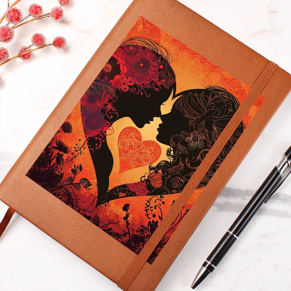 Valentine's Day Art 095 - Vegan Leather Journal