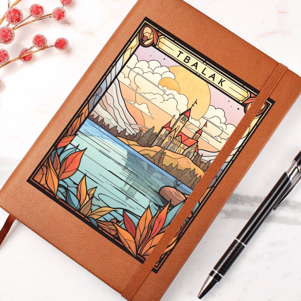 Minimalist BOHO Art 052 - Vegan Leather Journal