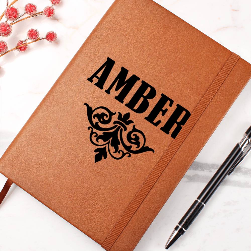Amber v01 - Vegan Leather Journal