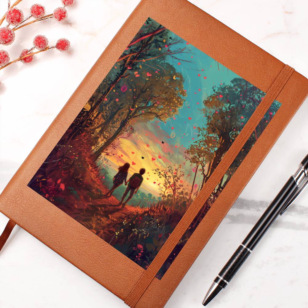 Valentine's Day Art 391 - Vegan Leather Journal