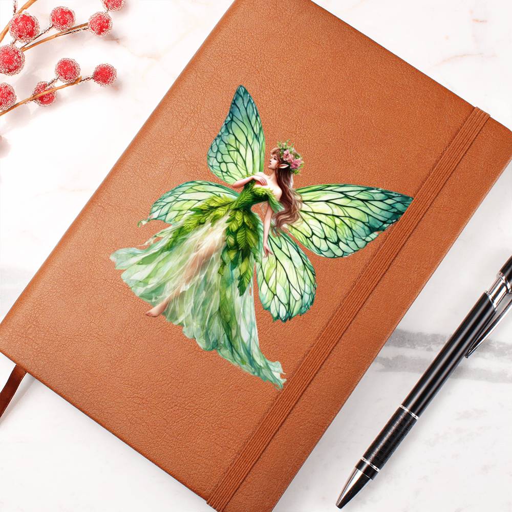 Magical Nature Forest Fairy 04 - Vegan Leather Journal