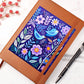 Birds And Floral Design 120 - Vegan Leather Journal