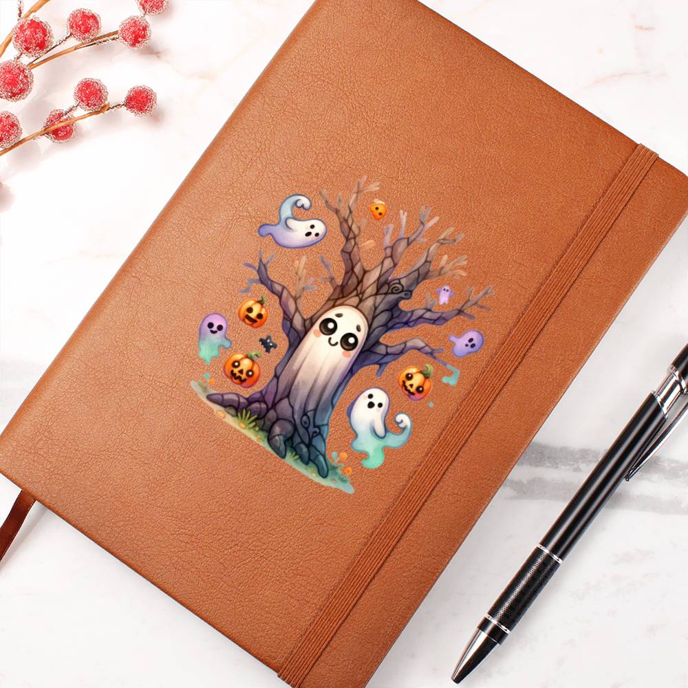 Cute Halloween Sticker 085 - Vegan Leather Journal