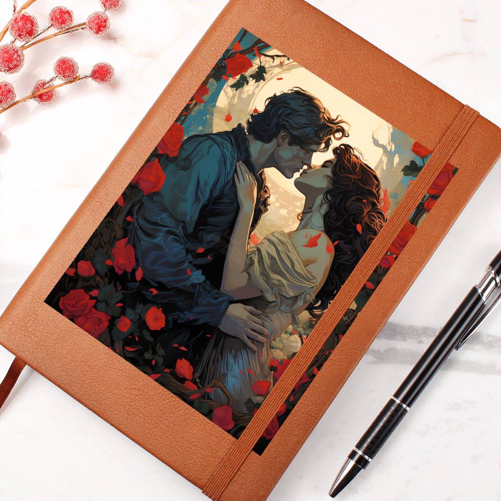 Valentine's Day Art 031 - Vegan Leather Journal