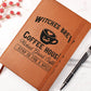 Vintage Halloween Signs 19 - Vegan Leather Journal